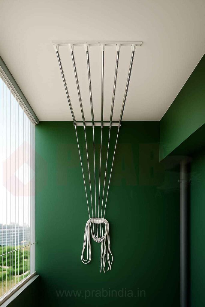 Balcony Cloth Hanger Installation